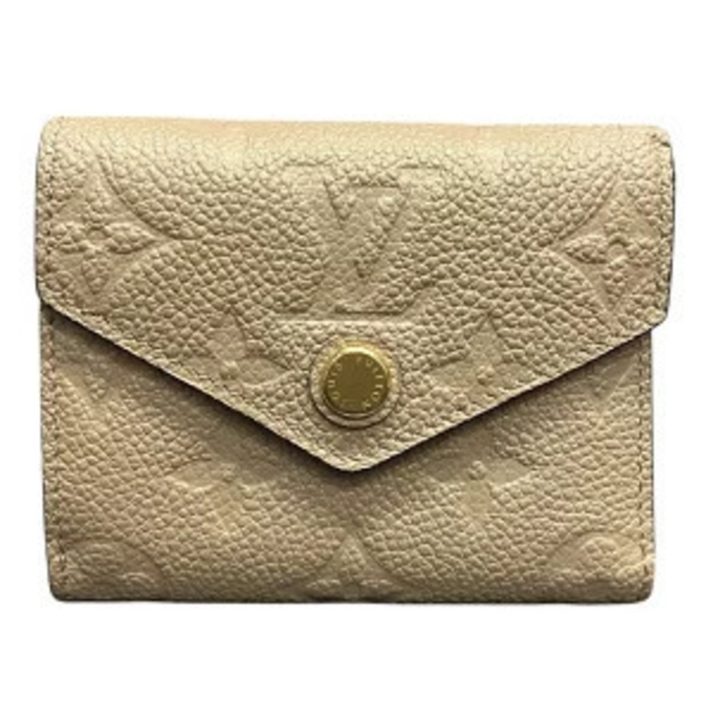 Louis Vuitton Portefeuille Zo Tri fold Wallet Monogram Empreinte Calf Leather